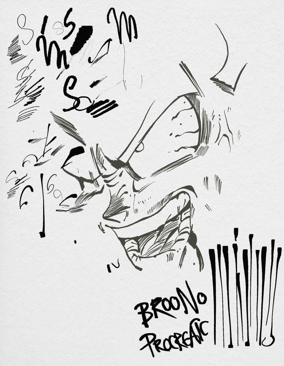 Procreate鸟山明漫画勾线笔刷